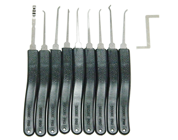 
  
Plastic Black Lock Pick Tool Set 9


